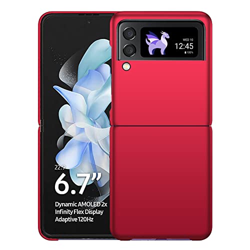 Richgle Kompatibel mit Samsung Galaxy Z Flip 4 5G Hülle, Sehr Dünn Harte Hülle Handyhülle Schutzhülle Case Kompatibel mit Samsung Galaxy Z Flip4 5G - Rot RG01534 Richgle Kompatibel mit Samsung Galaxy Z Flip 4 5G Hülle, Sehr Dünn Harte Hülle Handyhülle Schutzhülle Case Kompatibel mit Samsung Galaxy Z Flip4 5G - Rot RG01534 von Richgle