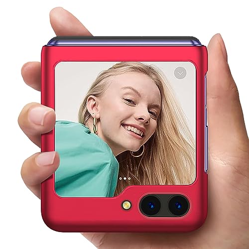 Richgle Kompatibel mit Samsung Galaxy Z Flip 5 5G Hülle, Sehr Dünn Harte Hülle Handyhülle Schutzhülle Case Kompatibel mit Samsung Galaxy Z Flip 5 5G - Rot RG01552 Richgle Kompatibel mit Samsung Galaxy Z Flip 5 5G Hülle, Sehr Dünn Harte Hülle Handyhülle Schutzhülle Case Kompatibel mit Samsung Galaxy Z Flip 5 5G - Rot RG01552 von Richgle