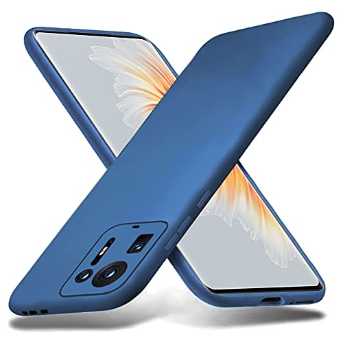 Richgle Kompatibel mit Xiaomi Mi Mix 4 5G Hülle, Dünn Weich Silikon Hülle Handyhülle Schutzhülle Case Kompatibel mit Mi Mix 4 5G - Blau RG81172 von Richgle