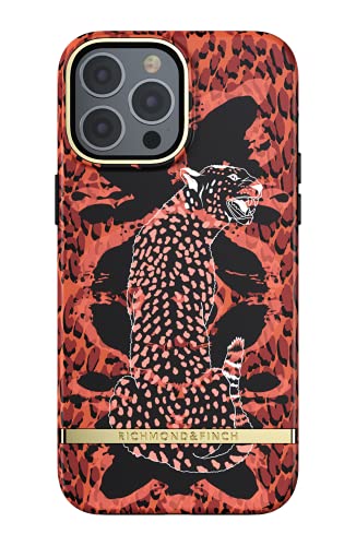RICHMOND & FINCH Entworfen für iPhone 13 Pro Max Hülle, 6,7 Zoll, bernsteinfarbene Geparden-Hülle, stoßfest, erhöhte Kanten, vollständig schützende Telefonabdeckung von RICHMOND & FINCH