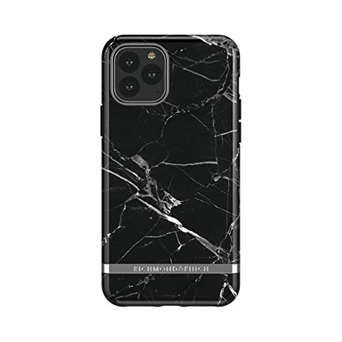 Richmond & Finch Designed für iPhone 11 Pro Max Gehäuse, Schwarz Marble Gehäuse mit Silber Details für iPhone 11 Pro Max, IP265-064 von Richmond & Finch