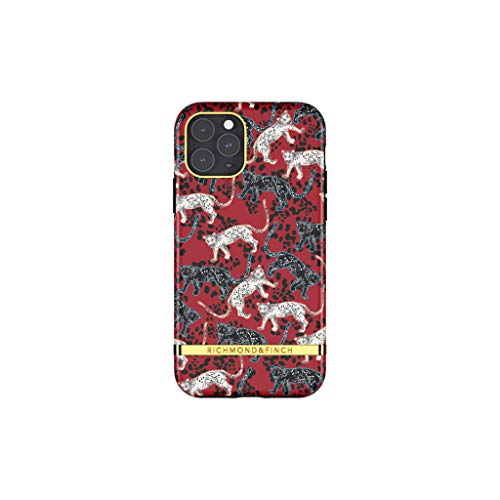 Richmond & Finch Hülle Kompatibel mit iPhone 11 Pro, Samba Roter Leopard Gehäuse, 6.1 Zol, Komplett Schützende Handyhülle von Richmond & Finch