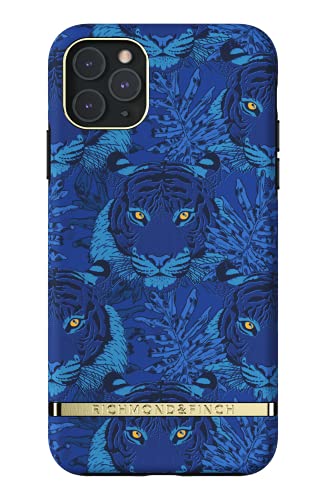 Richmond & Finch Hülle Kompatibel mit iPhone 11 Pro Max, Blauer Tiger Gehäuse, 6.7 Zol, Komplett Schützende Handyhülle von Richmond & Finch