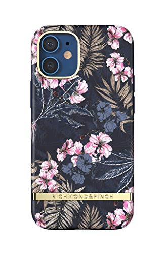 Richmond & Finch Hülle Kompatibel mit iPhone 12 Mini, Blumendschungel Gehäuse, 5.4 Zol, Komplett Schützende Handyhülle von Richmond & Finch
