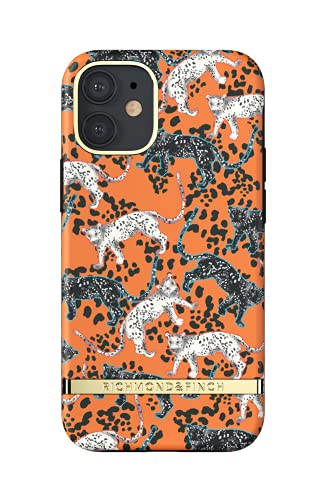 Richmond & Finch Hülle Kompatibel mit iPhone 12 Mini, Orange Leopard Gehäuse, 5.4 Zol, Komplett Schützende Handyhülle von Richmond & Finch