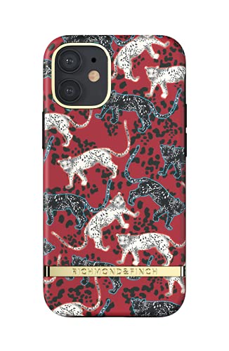 Richmond & Finch Hülle Kompatibel mit iPhone 12 Mini, Roter Leopard Gehäuse, 5.4 Zol, Komplett Schützende Handyhülle von Richmond & Finch