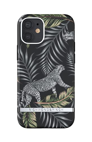 Richmond & Finch Hülle Kompatibel mit iPhone 12 Mini, Silberner Dschungel Gehäuse, 5.4 Zol, Komplett Schützende Handyhülle von Richmond & Finch