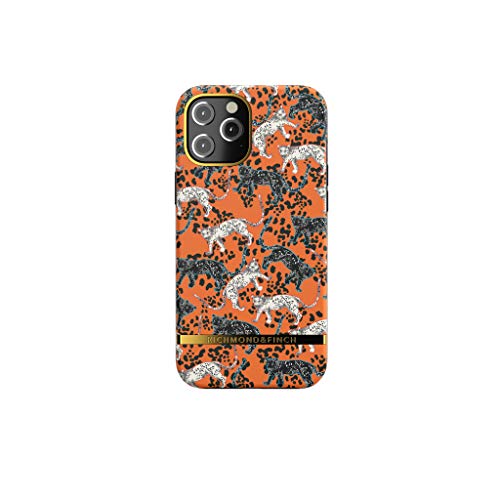 Richmond & Finch Hülle Kompatibel mit iPhone 12 Pro Max, Orange Leopard Gehäuse, 6.7 Zol, Komplett Schützende Handyhülle von Richmond & Finch
