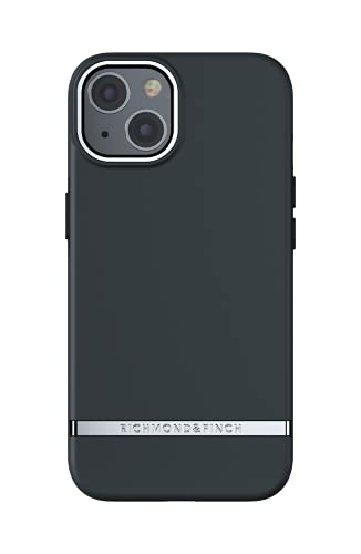 Richmond & Finch Hülle Kompatibel mit iPhone 13, Schwarz Blackout Gehäuse, 6.1 Zol, Kratzfestigkeit, Komplett Schützende Handyhülle von Richmond & Finch