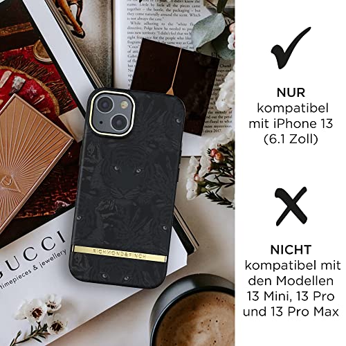 Richmond & Finch Hülle Kompatibel mit iPhone 13, Schwarzer Tiger Gehäuse, 6.1 Zol, Komplett Schützende Handyhülle Richmond & Finch Hülle Kompatibel mit iPhone 13, Schwarzer Tiger Gehäuse, 6.1 Zol, Komplett Schützende Handyhülle von RICHMOND & FINCH