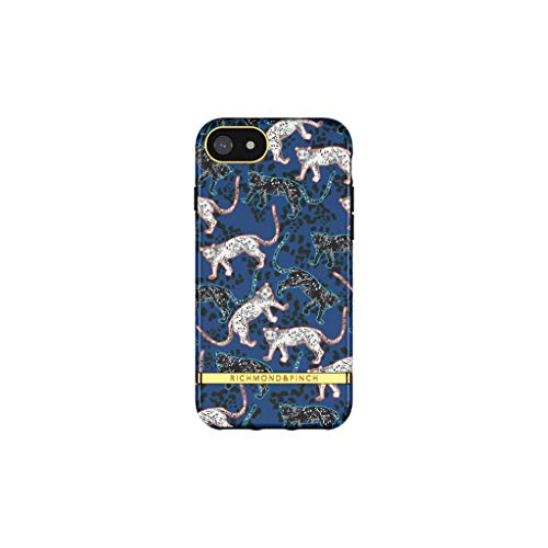 Richmond & Finch Hülle Kompatibel mit iPhone 6, 6s, 7, 8, iPhone SE 3, Blauer Leopard Gehäuse, Komplett Schützende Handyhülle Richmond & Finch Hülle Kompatibel mit iPhone 6, 6s, 7, 8, iPhone SE 3, Blauer Leopard Gehäuse, Komplett Schützende Handyhülle von Richmond & Finch