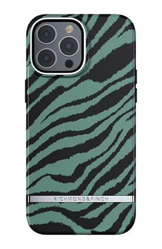 Richmond & Finch Kompatible mit iPhone 13 Pro Max Hülle, 6.7 Zol, Smaragdzebra Gehäuse, Komplett Schützende Handyhülle von Richmond & Finch