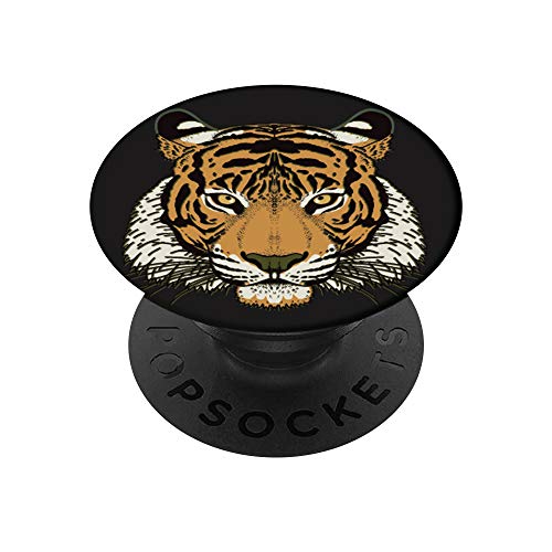 Richmond & Finch PopSocket PopGrip, Erweiterbarer Universal-Tablet-oder Telefonständer und Griff mit Austauschbarer Oberseite, Kompatibel Alle Geräte, Tiger von Richmond & Finch