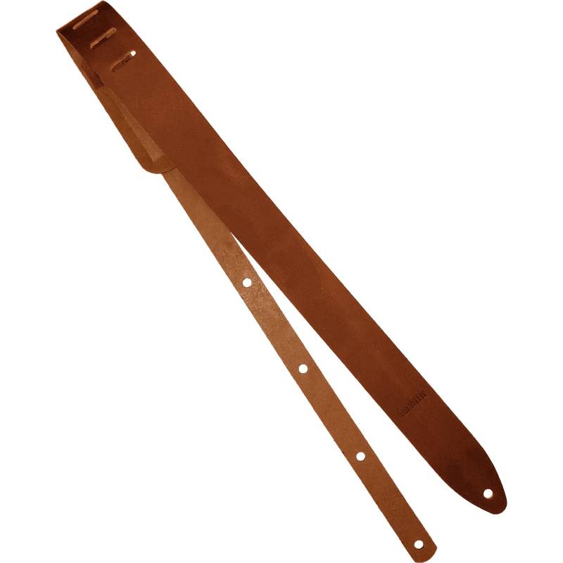 Richter 1617 Waxy Suede Brown Ukulele Strap von Richter
