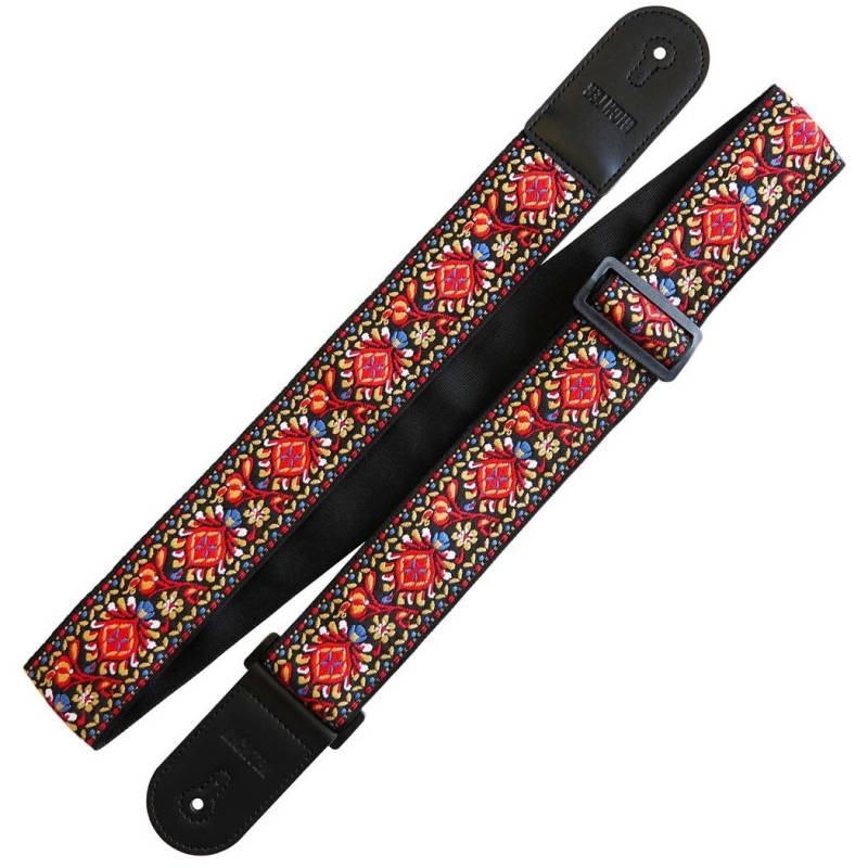 Richter 1773 Retro Red Guitar Strap von Richter