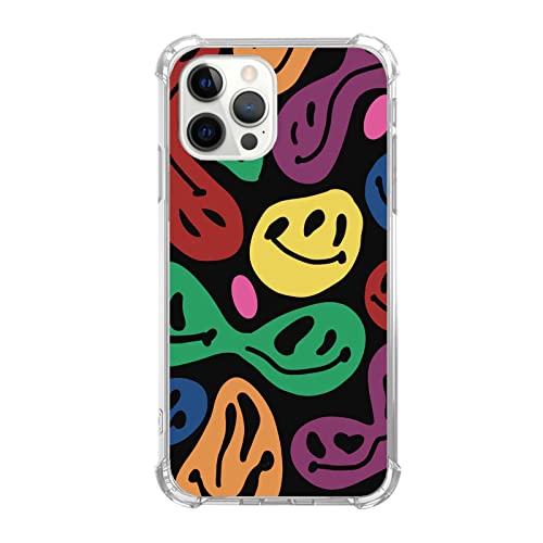 Ricin Relun Buntes Lächeln Hülle für iPhone 14 Pro Max, Hippie Indie Happy Smile Face, iPhone-Hülle für Mädchen und Frauen, einzigartige, trendige TPU-Schutzhülle Ricin Relun Buntes Lächeln Hülle für iPhone 14 Pro Max, Hippie Indie Happy Smile Face, iPhone-Hülle für Mädchen und Frauen, einzigartige, trendige TPU-Schutzhülle von Ricin Relun