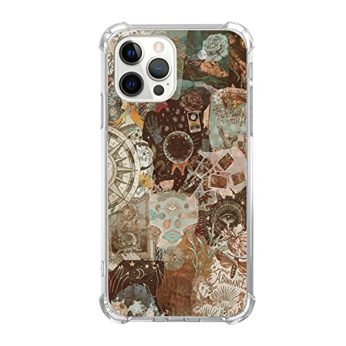 Ricin Relun Vintage Himmlische Sonne Mond Stern Collage Handyhülle für iPhone 14 Pro Max, ästhetischer Weltraum Planet Stern Hülle für Mädchen Frauen Männer Einzigartige Trendy TPU Bumper Cover Case Ricin Relun Vintage Himmlische Sonne Mond Stern Collage Handyhülle für iPhone 14 Pro Max, ästhetischer Weltraum Planet Stern Hülle für Mädchen Frauen Männer Einzigartige Trendy TPU Bumper Cover Case von Ricin Relun