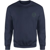 Rick and Morty Morty Embroidered Unisex Sweatshirt - Navy - M von Rick and Morty