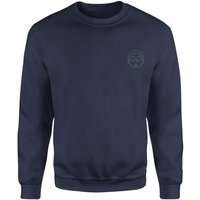 Rick and Morty Morty Embroidered Unisex Sweatshirt - Navy - S von Rick and Morty