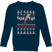 Rick and Morty Ooh Wee Kinder Weihnachtspullover – Navy - 9-10 Jahre von Rick and Morty