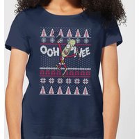 Rick and Morty Ooh Wee Women's Christmas T-Shirt - Navy - S von Original Hero