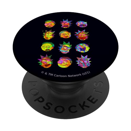 Rick and Morty Psychedelic Heads PopSockets mit austauschbarem PopGrip Rick and Morty Psychedelic Heads PopSockets mit austauschbarem PopGrip von Rick and Morty
