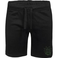 Rick and Morty Rick Embroidered Unisex Jogger Shorts - Black - XL von Rick and Morty
