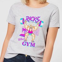 Rick and Morty Rick Gym Damen T-Shirt - Grau - 4XL von Original Hero