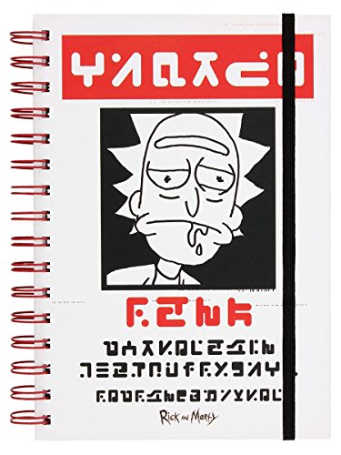 Rick and Morty SR72405 Notizbuch mit Spiralbindung, A5 von Rick and Morty