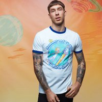 Rick and Morty Summer & Tinkles Ringer - Weiß / Blau - XXL von Rick and Morty