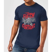 Rick and Morty The Flesh Curtains Herren T-Shirt - Navy Blau - L von Rick and Morty
