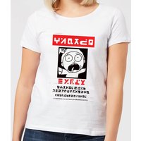 Rick and Morty Wanted Morty Damen T-Shirt - Weiß - S von Rick and Morty