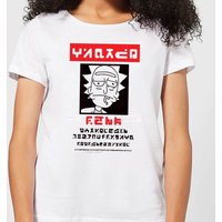 Rick and Morty Wanted Rick Damen T-Shirt - Weiß - XXL von Rick and Morty