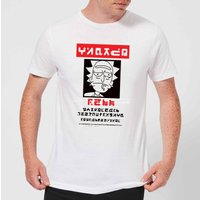 Rick and Morty Wanted Rick Herren T-Shirt - Weiß - L von Rick and Morty