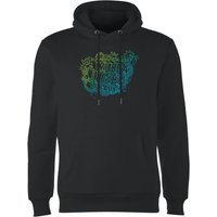 Rick and Morty Wubba Lubba Dub Dub Hoodie - Schwarz - S von Rick and Morty