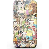 Rick und Morty Interdimentional TV Characters Smartphone Hülle für iPhone und Android - Samsung S8 - Snap Hülle Matt von Rick and Morty