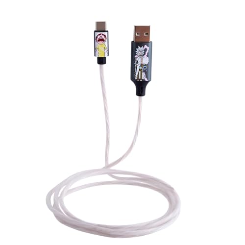 Rick & Morty Light-Up cUSB Charging Cable - Shock! von Rick and Morty