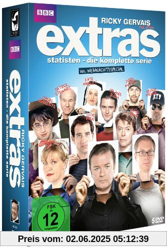 Extras - Statisten: Die Komplette Serie (inkl. Weihnachtsspecial mit Clive Owen, George Michael uvm.) [5 DVDs] von Ricky Gervais