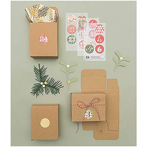 Rico Design Adventskalender-Sticker - rot/grün von Rico Design