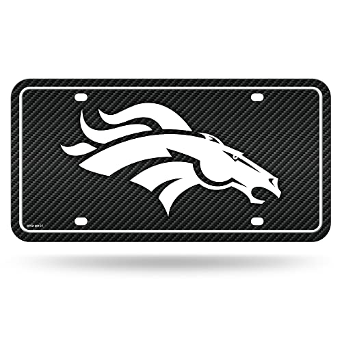 Rico Industries MTG1601CF Broncos – Kohlefaser-Design – Metall-Auto-Tag, mehrfarbig, 15,2 x 30,5 cm Rico Industries MTG1601CF Broncos – Kohlefaser-Design – Metall-Auto-Tag, mehrfarbig, 15,2 x 30,5 cm von Rico Industries