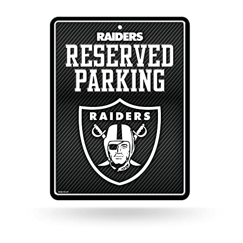Rico Industries NFL Football Las Vegas Raiders Metall-Parkschild 21,6 x 27,9 cm, Kohlefaser-Metall-Parkschild – ideal für Männerhöhle, Schlafzimmer, Büro, Heimdekoration Rico Industries NFL Football Las Vegas Raiders Metall-Parkschild 21,6 x 27,9 cm, Kohlefaser-Metall-Parkschild – ideal für Männerhöhle, Schlafzimmer, Büro, Heimdekoration von Rico Industries