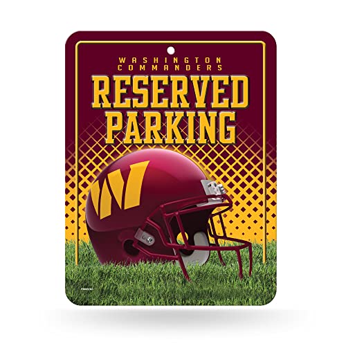 Rico Industries NFL Washington Commanders Parkplatzschild aus Metall, 21,6 x 27,9 cm, Karbonfaser-Metall, Parkplatzschild – ideal für Männerhöhle, Schlafzimmer, Büro, Heimdekoration Rico Industries NFL Washington Commanders Parkplatzschild aus Metall, 21,6 x 27,9 cm, Karbonfaser-Metall, Parkplatzschild – ideal für Männerhöhle, Schlafzimmer, Büro, Heimdekoration von Rico Industries