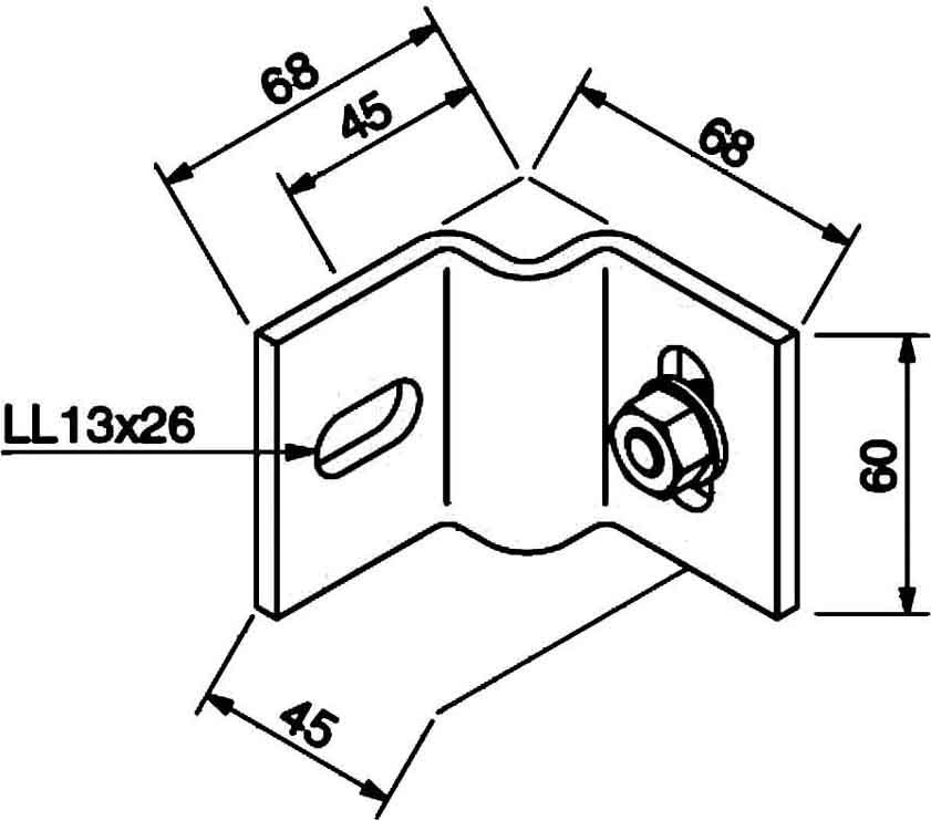 10 Stk. Rico Ankerkloben 16J3-B 10 Stk. Rico Ankerkloben 16J3-B von Rico
