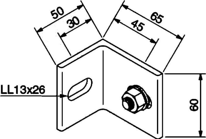 10 Stk. Rico Ankerwinkel 16J3-D1 10 Stk. Rico Ankerwinkel 16J3-D1 von Rico