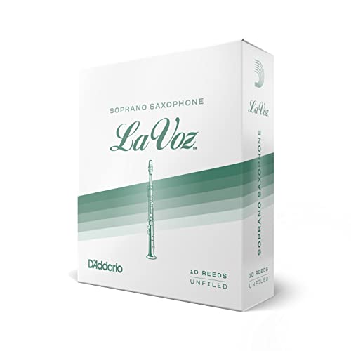 La Voz Blätter für Sopransaxophon Stärke Medium (10 Stück) von Rico