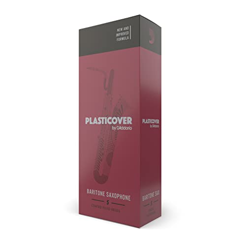 Plasticover Blätter für Baritonsaxophon Stärke 3.5 (5 Stück) von Rico