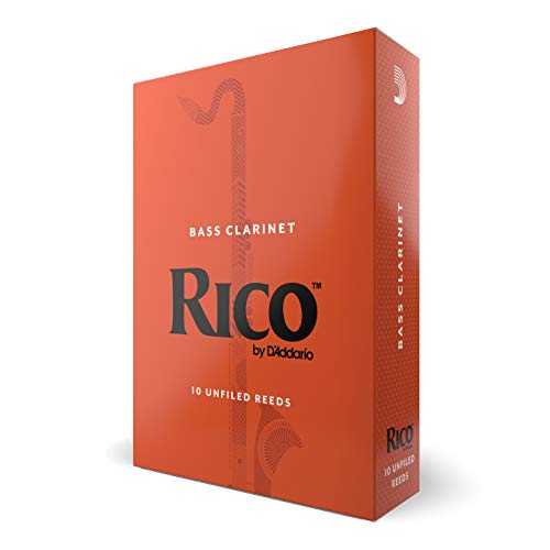 RICO Blätter für Bass-Klarinette Stärke 3.5 (10 Stück) von Rico