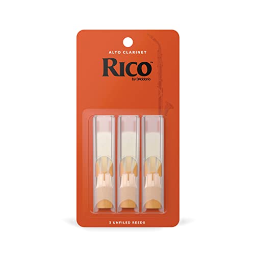 Rico Blättchen für Alt-Klarinette (Stärke 2,0) 3 Stück von Rico