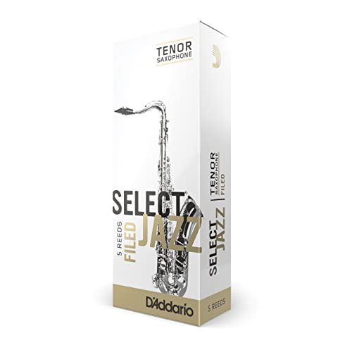 Select Jazz filed Blätter für Tenorsaxophon Stärke 2 Medium (5 Stück) von Rico