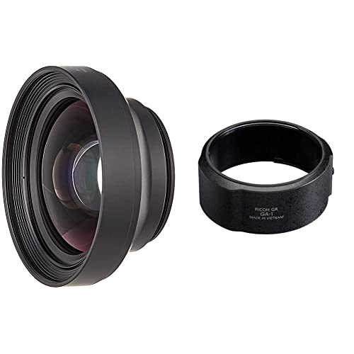 GW-4 Wide Conversion Lens for GR III Digital Compact Camera & Ricoh Objektivadapter GA-1 für Gr III Digitalkamera und Gw-4 21 mm Konvertierungsobjektiv von Ricoh Imaging